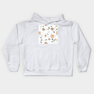 Floral Pattern Kids Hoodie